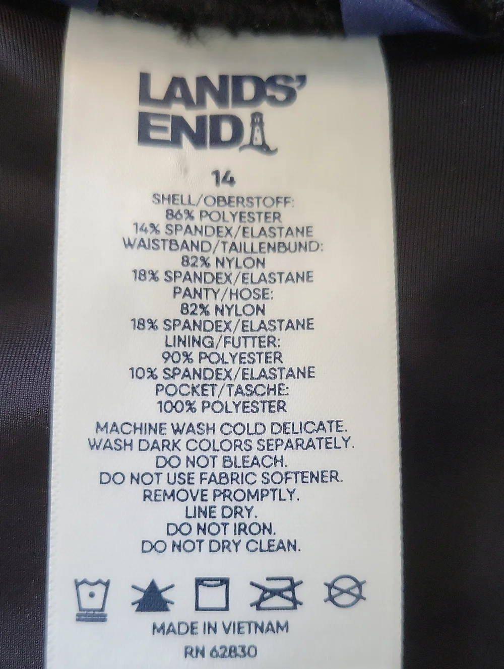 Lands End waist end
